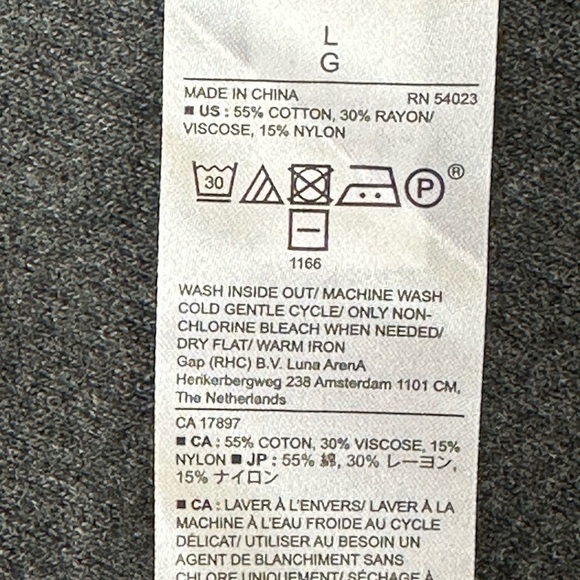 Banana Republic Gray V Neck Ribbed Sweater Midi Dress L Minimalist Classic - Picture 7 of 13